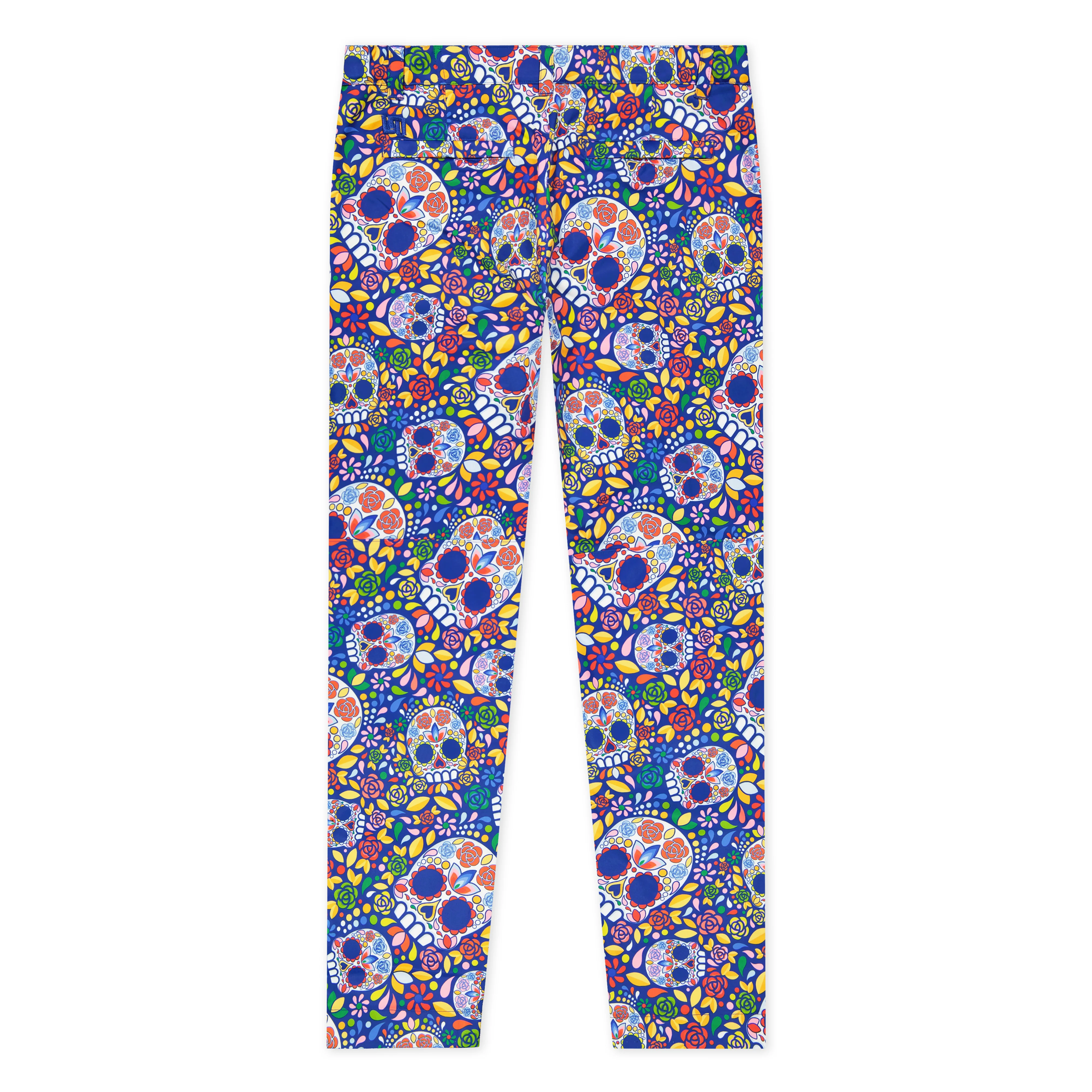 Birdie Pant - Mosaic Skulls Blue - Image 3