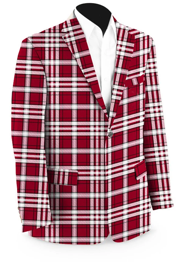 Fairway Crimson Plaid Men's Sportcoat - MTO