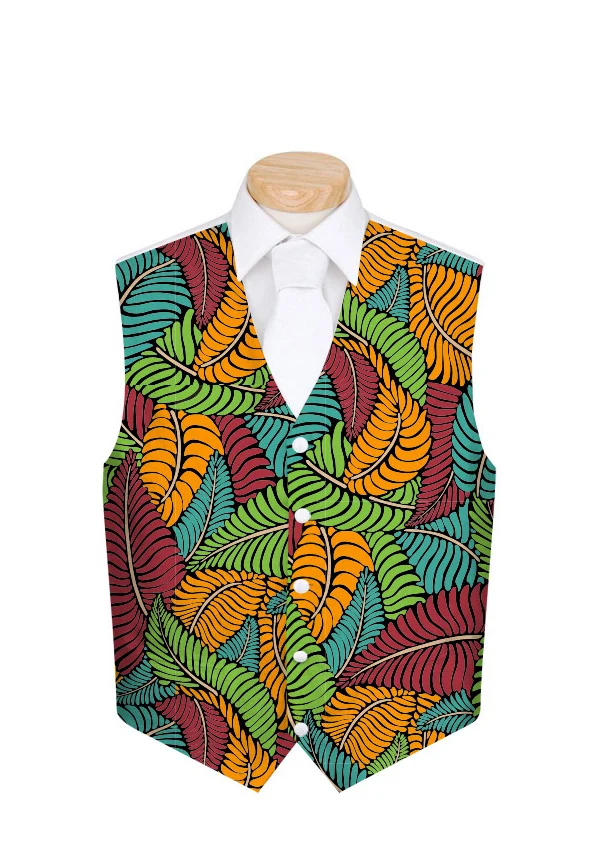 Fairway Fronds Klammer Men's Vest - MTO