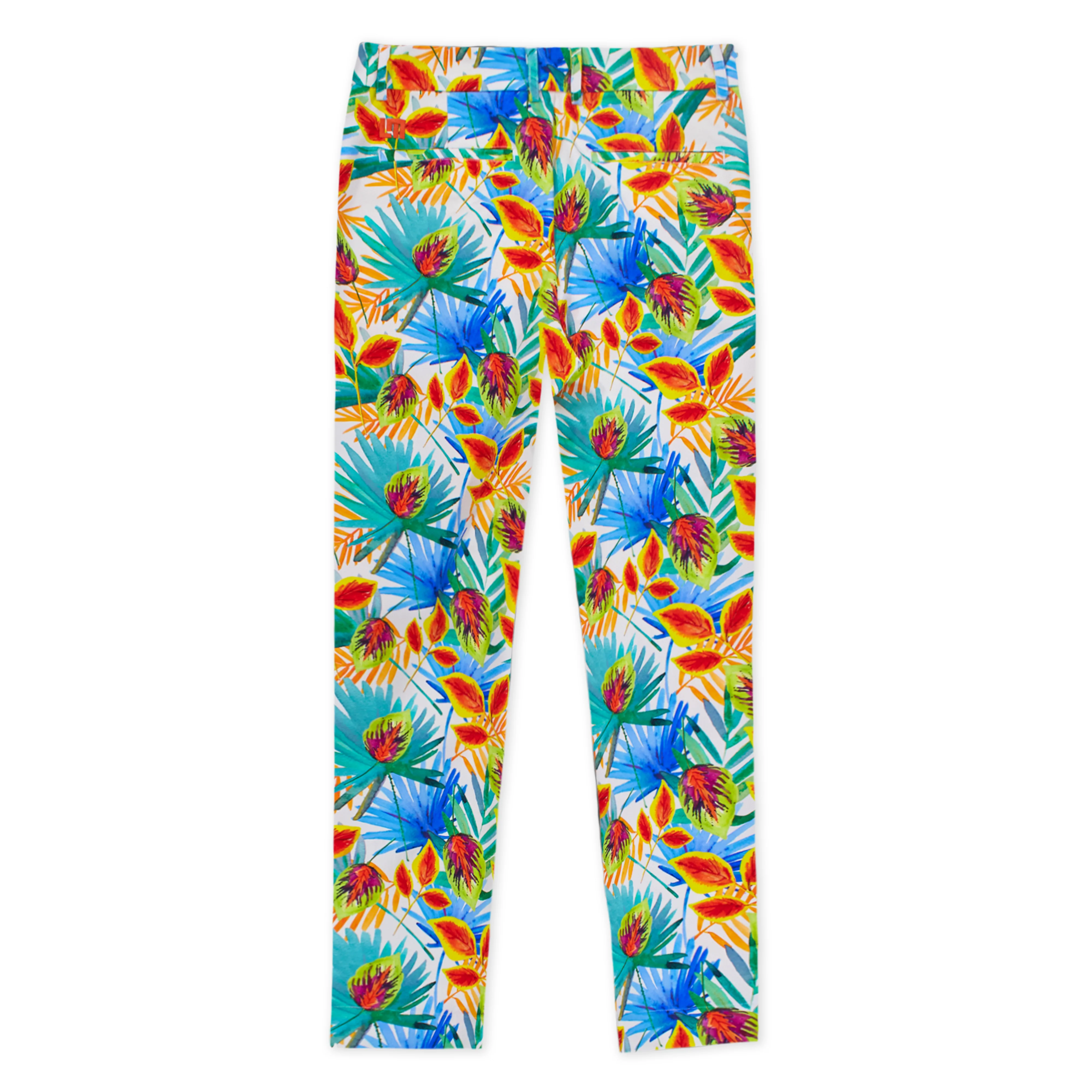 Womens Player Pant - Painted Palms - Image 3