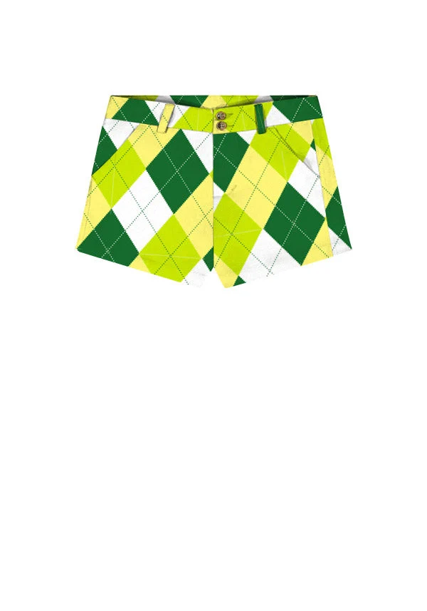StretchTech A-Tisket-A-Tasket Women's High Waist Short - MTO